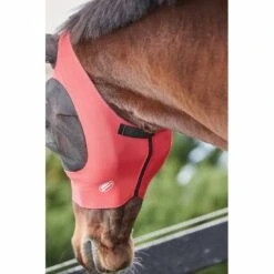 Weatherbeeta Stretch Bug Eye Saver Fly Mask With Zipper -Ovation Store 1009573 zipper 2