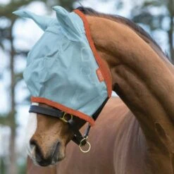Horseware Amigo Fly Mask -Ovation Store 1840175 aquaorange 15