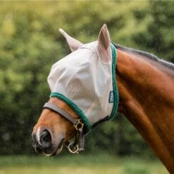 Horseware Amigo Fly Mask -Ovation Store 1840175 oatmealgreen 1