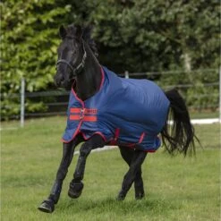 Amigo Mio Medium Weight Turnout -Ovation Store 1840191 amigo mio dark blue red 15