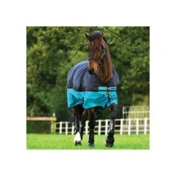 Amigo Mio Medium Weight Turnout -Ovation Store 1840191 blackturquoise 15