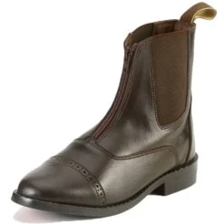 Equi-Star Ladies All Weather Zip Paddock Boots -Ovation Store 202011 Brown 33