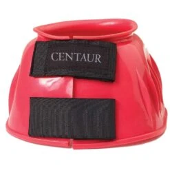 Centaur Double Tab Ribbed PVC Bell Boots -Ovation Store 202283 red 9
