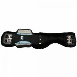 EA Mattes Asymmetric Dressage Girth W/ Fleece -Ovation Store 202810 black 2