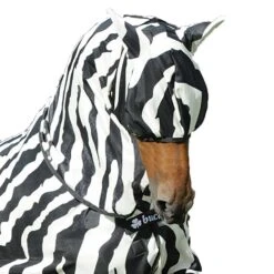 Bucas Buzz Off Zebra Stripe Fly Mask