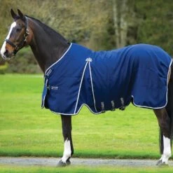 Rambo Optimo Stable Sheet -Ovation Store 203913 navybeigenavy 5