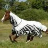 Bucas Zebra Stripe Buzz Off Full Neck Rain Sheet -Ovation Store 204883 3