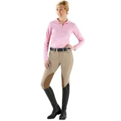 Ovation Taylored Front Zip Euro Seat Knee Patch -Ovation Store 204976 classictan 53