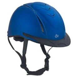 Ovation Metallic Schooler Helmet -Ovation Store 205371 blue 14