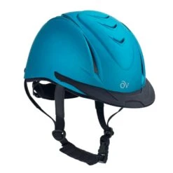 Ovation Metallic Schooler Helmet -Ovation Store 205371 teal 3
