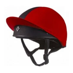 Charles Owen Pro II Vented Skull Helmet Cover -Ovation Store 205377 red 1 5