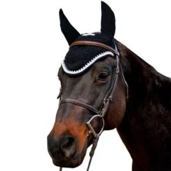 Tuff Rider Fly Bonnet With Silver Rope And Crystal 7 Tuff Rider Fly Bonnet With Silver Rope And Crystal -Ovation Store 205682 black 2