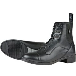 Saxon Syntovia Childrens Lace Up Paddock Boots