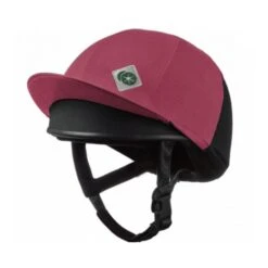 Charles Owen Colored J3 Vented Skull Helmet Cover -Ovation Store 205798 maroon 2