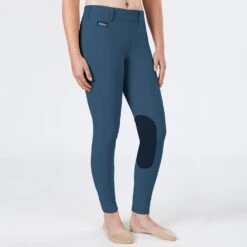 Irideon Kid's Cadence Elite Knee Patch Breeches -Ovation Store 206719 chambray 5