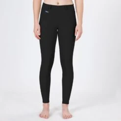 Irideon Kid's Cadence Classic Knee Patch Breeches 7 Irideon Kid's Cadence Classic Knee Patch Breeches -Ovation Store 206720 black 4