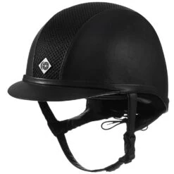 Charles Owen AYR8 Plus Leather Look Helmet -Ovation Store 206748 black 126 8