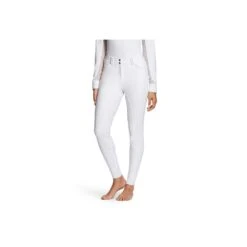 Ariat Tri Factor Grip Full Seat Breech -Ovation Store 206890 white 17