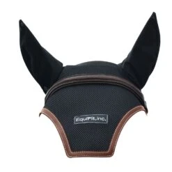 EquiFit Ear Bonnet With Logo -Ovation Store 207300 blackbrown