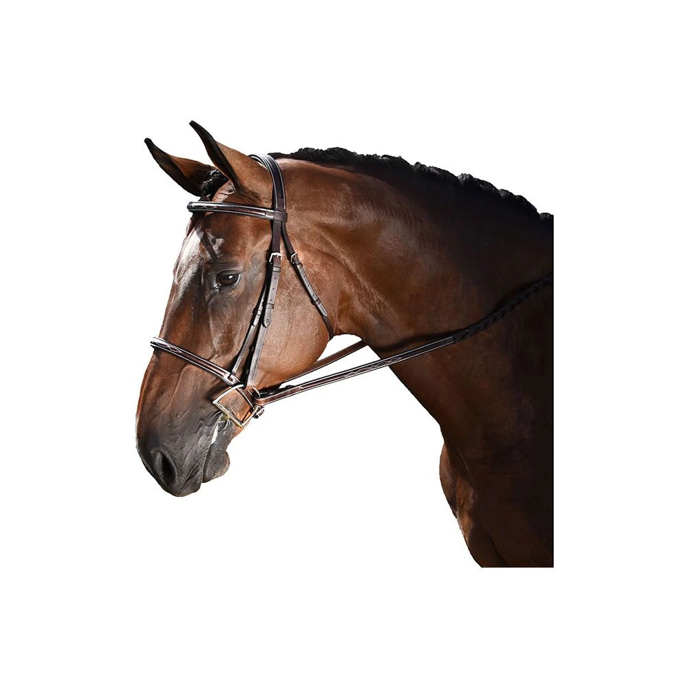 M. Toulouse Annice Hunter Bridle W/ Laced Reins 4 M. Toulouse Annice Hunter Bridle W/ Laced Reins - Image 2