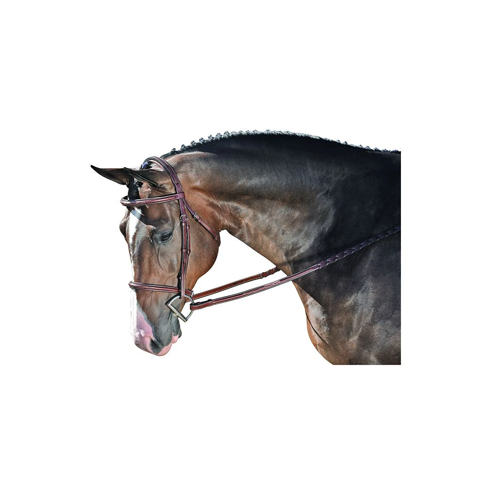 M. Toulouse Annice Hunter Bridle W/ Laced Reins 5 M. Toulouse Annice Hunter Bridle W/ Laced Reins - Image 3