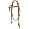 Weaver Leather Weaver Deluxe Latigo Knotted Browband Headstall -Ovation Store 2100111 1