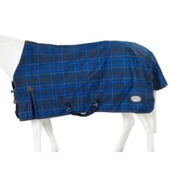 Pessoa Alpine Turnout - Light Weight -Ovation Store 2810306 navyplaid 17