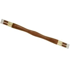 Ovation Fancy Stitched Overlay Girth -Ovation Store 2810503 medbrown 14