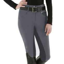 Romfh Ladies Champion Full Seat Breeches -Ovation Store 468786 Steel Grey 1 8