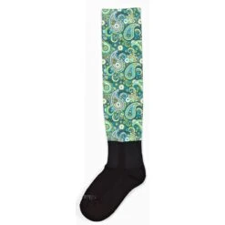 Ovation Performerz Boot Sock -Ovation Store 470933 C1908 Green Paisley
