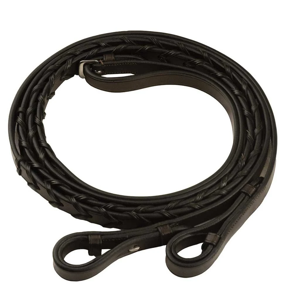 HDR Pro Collection Extra Long Flat Laced Reins 3 HDR Pro Collection Extra Long Flat Laced Reins