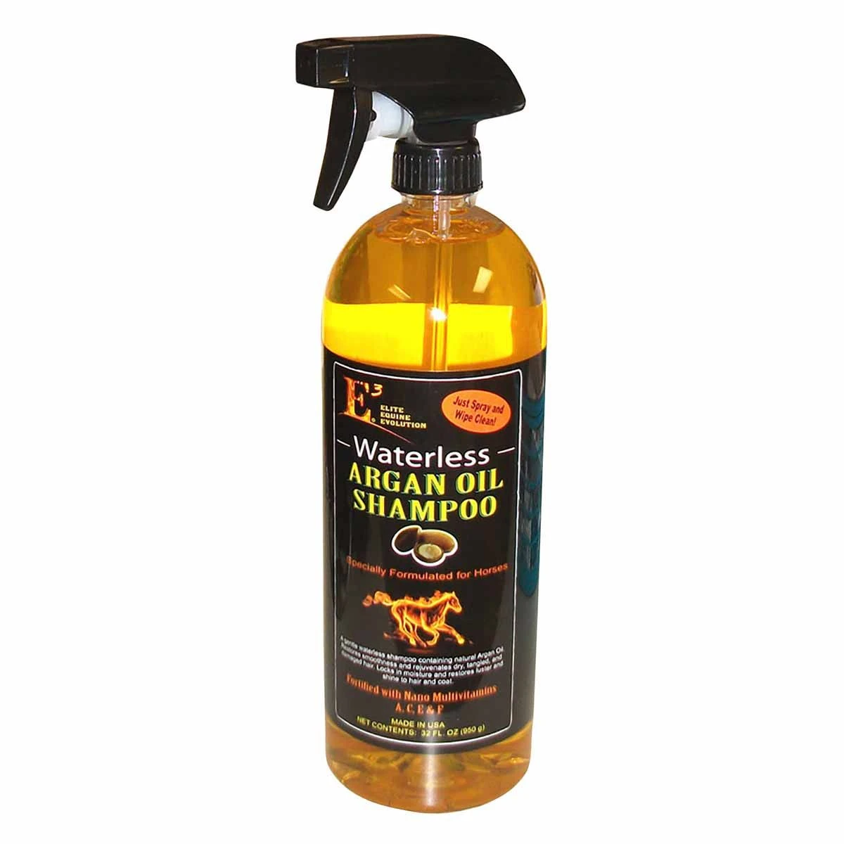 E3 Argan Oil Waterless Shampoo For Horses - 32 Oz 3 E3 Argan Oil Waterless Shampoo For Horses - 32 Oz