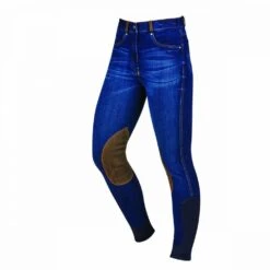 Dublin Shona Knee Patch Denim Breeches -Ovation Store NS1000496 denimblue 9