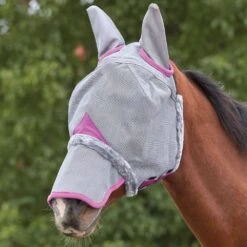 Weatherbeeta ComfiTec Durable Mesh Mask With Ears & Nose -Ovation Store NS1003149 greypurple