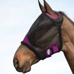 Weatherbeeta ComfiTec Durable Fly Mask -Ovation Store NS1003156 blackpurple 4