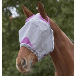 Weatherbeeta ComfiTec Durable Fly Mask -Ovation Store NS1003156 greypurple 1