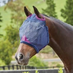 Weatherbeeta ComfiTec Durable Fly Mask -Ovation Store NS1003156 navypurple 5