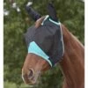 Weatherbeeta ComFiTec Deluxe Fine Mesh Mask With Ears -Ovation Store NS1006939 blackturquoise