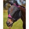 Weatherbeeta ComFiTec Deluxe Durable Mesh Fly Mask With Ears -Ovation Store NS1009429 blackpurple 2