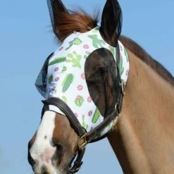 Weatherbeeta Stretch Bug Eye Saver Fly Mask With Zipper -Ovation Store NS1009573 cactusv2