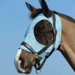 Weatherbeeta Stretch Bug Eye Saver Fly Mask With Zipper -Ovation Store NS1009573 seahorse