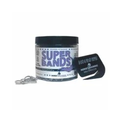 Super Bands .25lb Tub -Ovation Store NS13446 grey