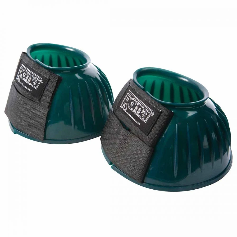 Roma Double Tape PVC Ribbed Bell Boots 4 Roma Double Tape PVC Ribbed Bell Boots - Image 2