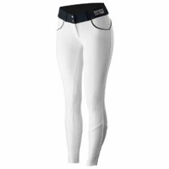 Horze Nordic Womens Performance Silicone Full Seat Breeches -Ovation Store NS36234 white1 2