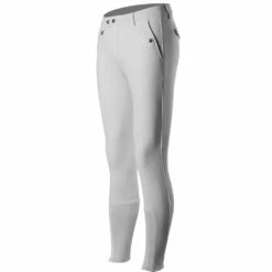 Horze Grand Prix Mens Silicone Grip Full Seat Breeches -Ovation Store NS36261 white2