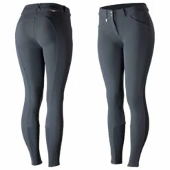 Horze Grand Prix Silicon Knee Patch Breech -Ovation Store NS36272 peacock 6