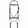 Ovation Comfort Crown Fancy Stitched Raised Bridle -Ovation Store NS470339 brown 3