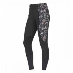 Kerrits Flow Rise Performance Tight -Ovation Store NS50200 BlackWinterBloom 1