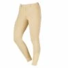Saxon Ladies Knee Patch Pull On Breech -Ovation Store NS800541 beige 4