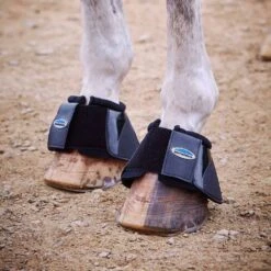 Weatherbeeta Impact Bell Boot -Ovation Store NS8047 blackblack 1 2